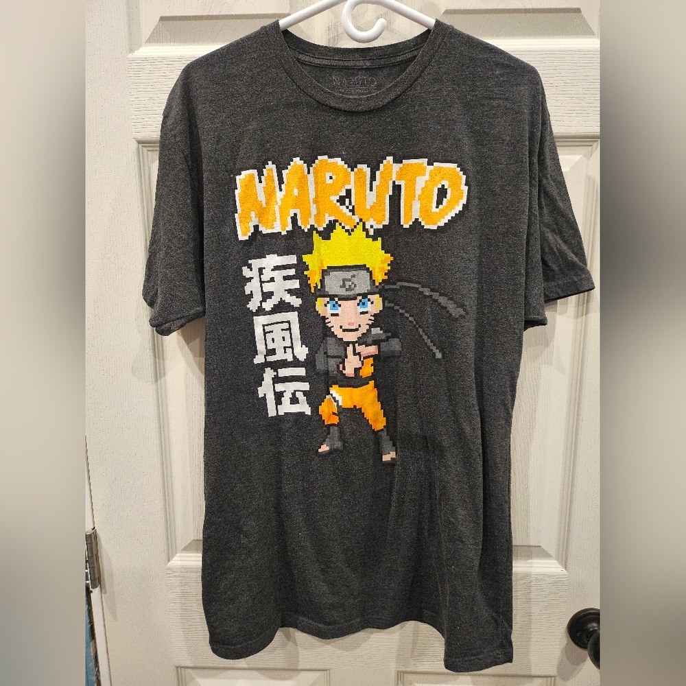 Naruto Graphic Tee - Gray